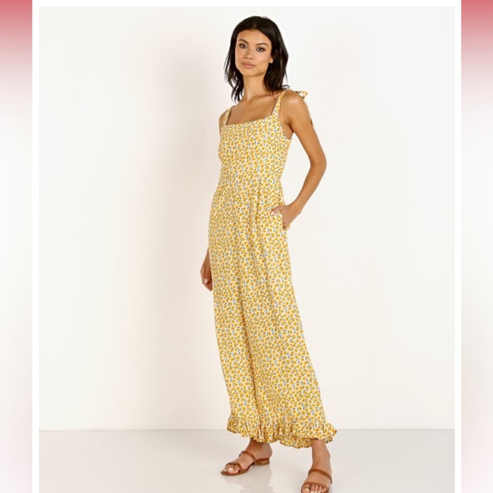 Faithfull the Brand Frankie Jumpsuit in Marguerite Floral Size 2